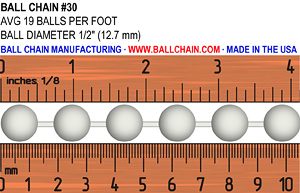 Steel Ball Size Chart