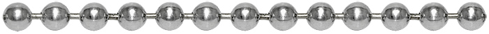 This is an image of our aluminum ball chain and bead chain finish.